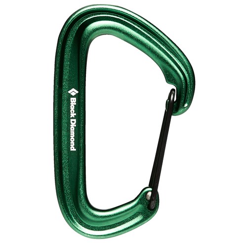 블랙다이아몬드 라이트와이어 카라비너, Green, 1개