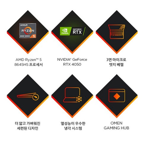 라이젠5 8000 시리즈와 지포스 RTX 4050을 장착한 탁월한 성능의 노트북