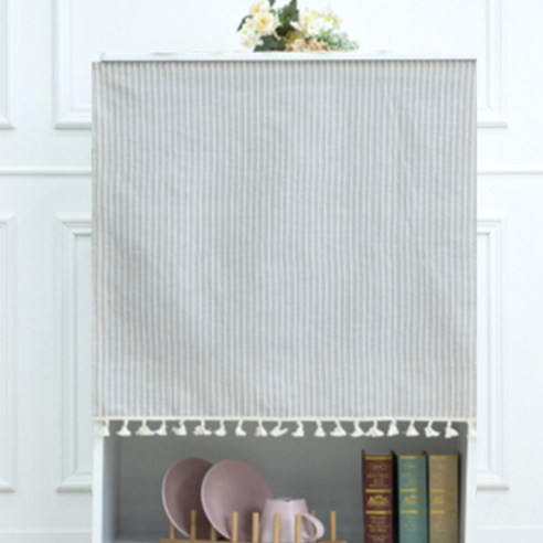 햇살은 가리고 싶지만, 답답한 건 싫다면? 린넨 가림막 커튼 하나로 해결! 벨크로가림막커튼