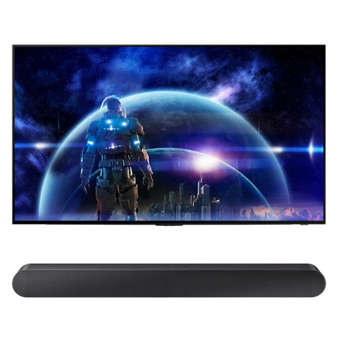 삼성전자 4K UHD OLED TV + 사운드바 세트 방문설치, 122cm, KQ48SD90-W15O, 벽걸이형