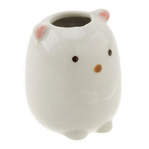 포코이 세라믹 칫솔꽂이, 흰 곰, 1개