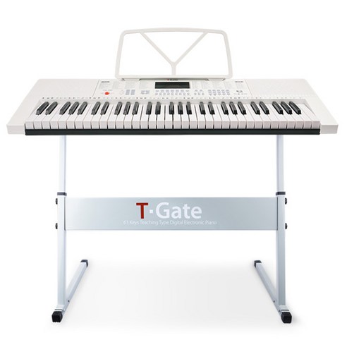 화이트 색상의 토이게이트 교습용 디지털 피아노 YM-200 
악기/음향기기