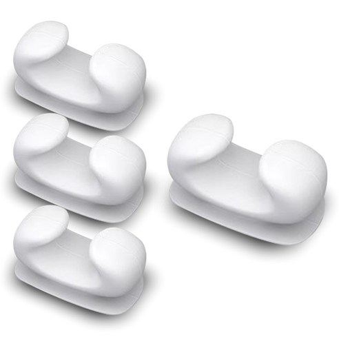 다용도 만능 3M 밥주걱 거치대, 화이트, 4개