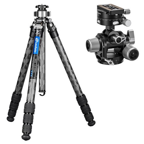 레오포토 Mr Q 10X 카본삼각대 + 기어헤드 세트, LQ-324C(카본삼각대), G4 PRO(기어헤드), 1개