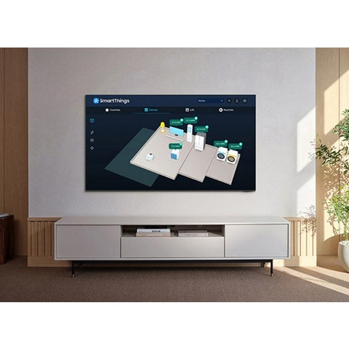 삼성전자 4K UHD QLED TV, 163cm(65인치), KQ65QD80AFXKR, 벽걸이형, 방문설치