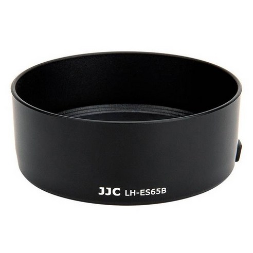 JJC 캐논 RF 50mm f / 1.8 STM 렌즈 후드, LH-ES65B 블랙, 1개, LH-ES65B