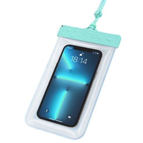 소니오 터치 스크린 베이직 휴대폰 방수팩 21 x 12 cm, 09 로프 그린, 1개