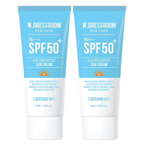 더블유드레스룸 히알루론 워터리 선크림 SPF50+ PA++++, 50ml, 1개