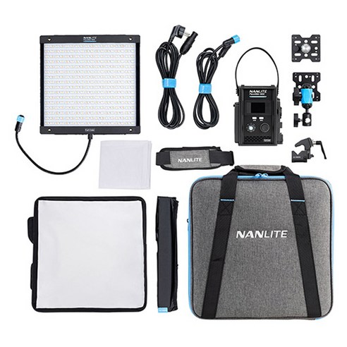 난라이트 풀컬러 스튜디오 방송 촬영 LED 조명, PavoSlim60C, 1개