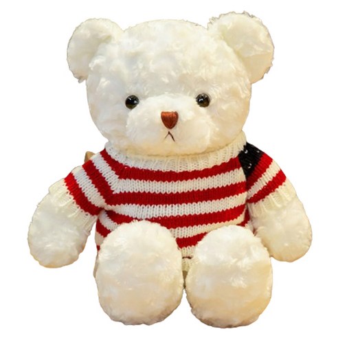 밴프 아동용 테디베어 BD0, 30cm, 화이트스웨터(BD036), 1개