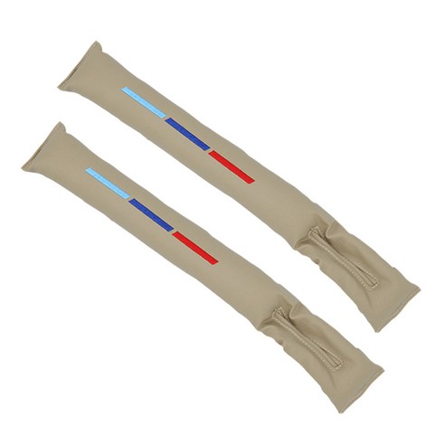 엠노블 차량용 스티치 틈새쿠션, 베이지, 2개