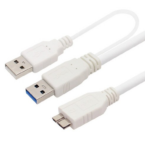 엠비에프 USB3.0 마이크로B Y 케이블 MBF-UM305Y, 0.5m, 1개