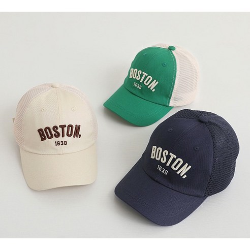 햇살 가득한 여름, 우리 아이를 위한 완벽한 선택! 우주아이 키즈보스톤 메쉬 볼캡
