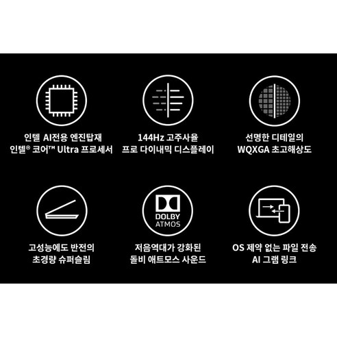 LG 2024 그램 프로 16 코어Ultra5 인텔 14세대, 옵시디안 블랙, 512GB, 16GB, WIN11 Home, 16Z90SP-GA5BK