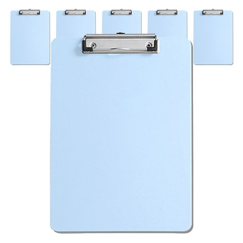 알로데 노트 오피스 A4 클립보드 22.3 x 31.2 cm, TYPE02 스카이, 6개