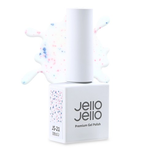 젤로젤로 밀키 테라조 컬렉션 플레이크 글리터 젤네일, JS-21 팝핑소다, 10ml, 1개