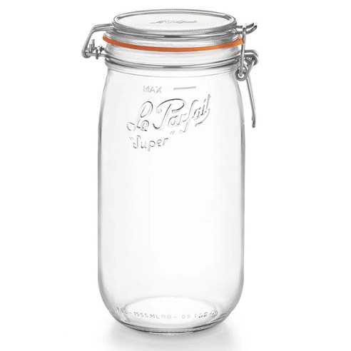 르파르페 슈퍼자 유리 밀폐용기, 1.5L, 1개