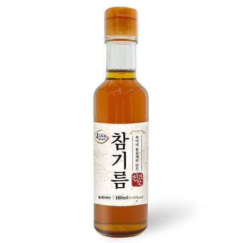 복이네먹거리 통깨로 만든 진한맛 참기름, 1개, 180ml