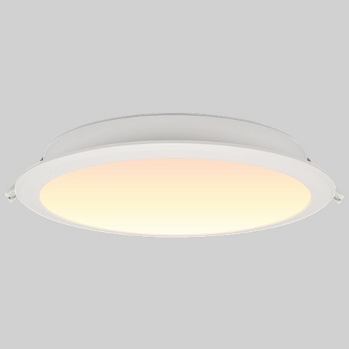 비츠온 LED 다운라이트 슬림 매입등 40W 226 x 32.5 mm, 전구색, 1개