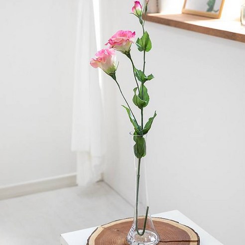 플라워트리 리시안 화병 세트 62cm, 핑크, 1세트