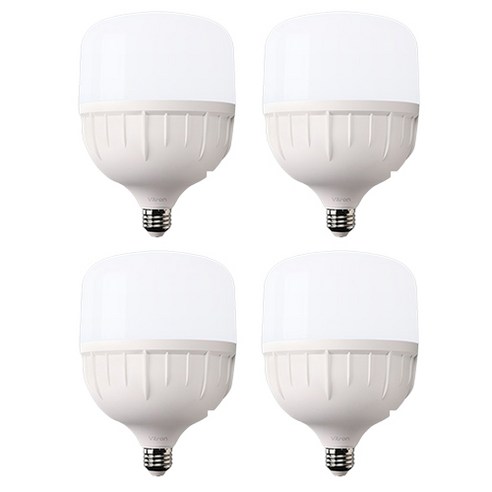 비츠온 LED T-벌브 50W E26, 주광색, 4개