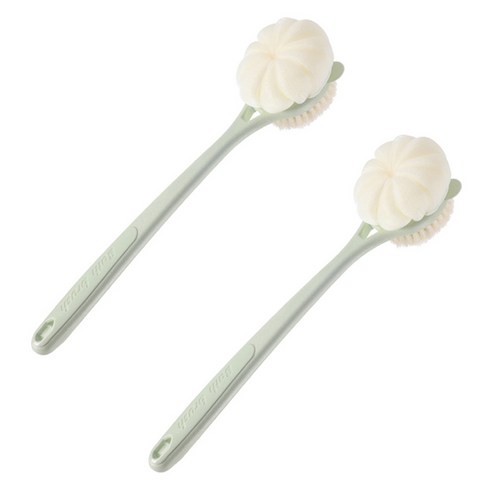 언헤브 파스텔톤 샤워 바디 브러쉬 ONE SIZE, 02 그린, 1개입, 2개