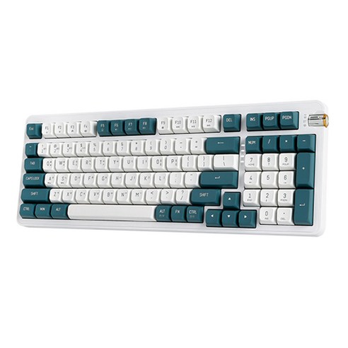 darkFlash DF98 유무선 블루투스 기계식 키보드 – 트와일라잇, 황축 모델 다얼유a950g