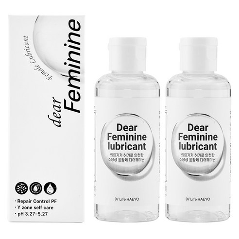 디어페미닌 루브리캔트 수용성 젤 캡용기형, 2개, 100ml