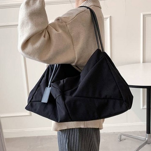 엘쏘 직장인 데일리 보부상 나일론 숄더백