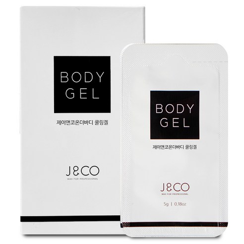 제이앤코 온더바디 쿨링겔 파우치형 10p, 5g, 10개
