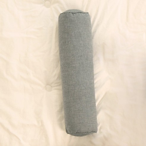 누리홈 내추럴파우더 순면 목 메밀베개, 그린, 1개
