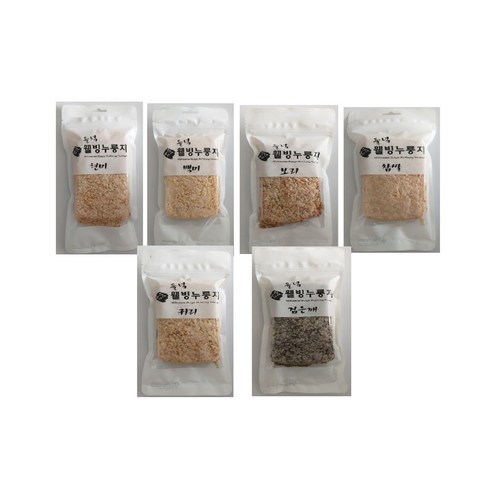 들녘 웰빙 누룽지 80g x 6종 세트, 1세트