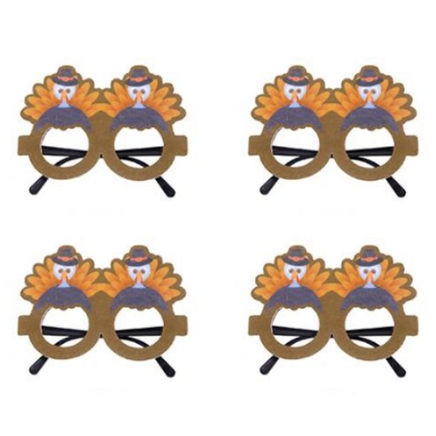 알로데 터키 페스티벌 파티안경, TYPE14 갈색프레임, 4개