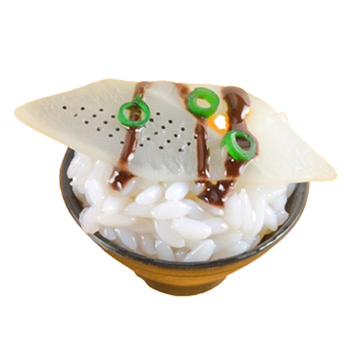 리나블루 일식당 덮밥 돈부리 모형 5cm, 생선초밥1