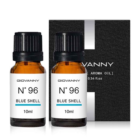 지오바니 차량용 디퓨저 10ml 리필, 블루쉘, 2개