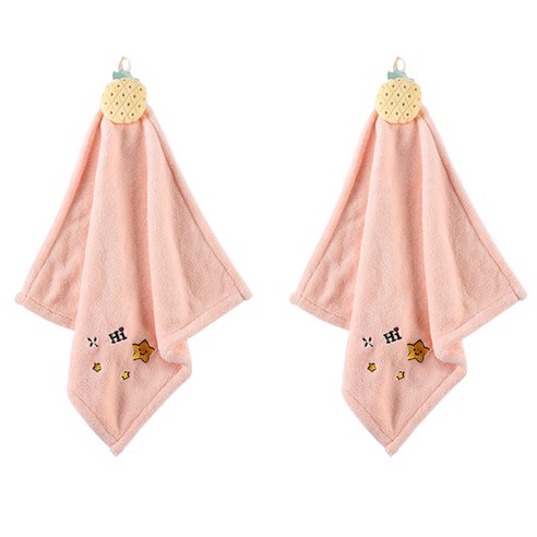 언헤브 유니크 포인트 핸드타월 2p 40 x 40 cm, 02 파인애플, 1개