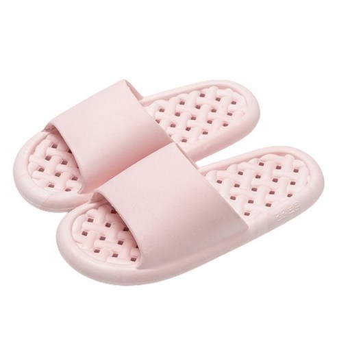 블럭마트 물빠짐 욕실화, 핑크, 1개