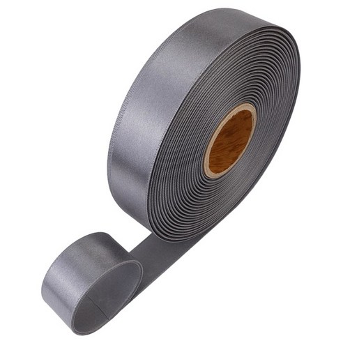 포장넷 공단기본 선물포장 리본끈 20mm, 57 회색, 45m, 1개