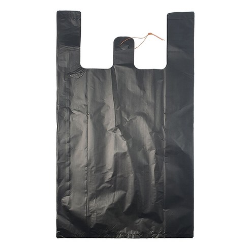 월드크린 검정 손잡이 비닐봉투, 5L, 100개