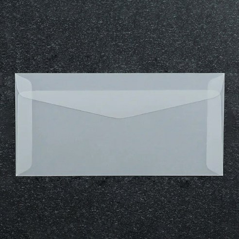 아이엔피 클래식 청첩장 엽서봉투 22 x 11 cm, 반투명, 20개
