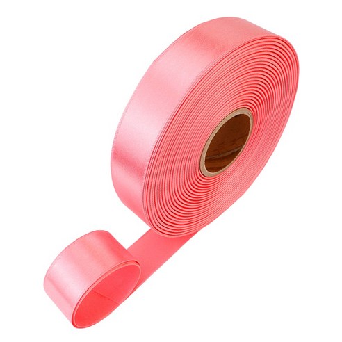 포장넷 공단기본 선물포장 리본끈 40mm, 16 살구핑크, 1개, 45m