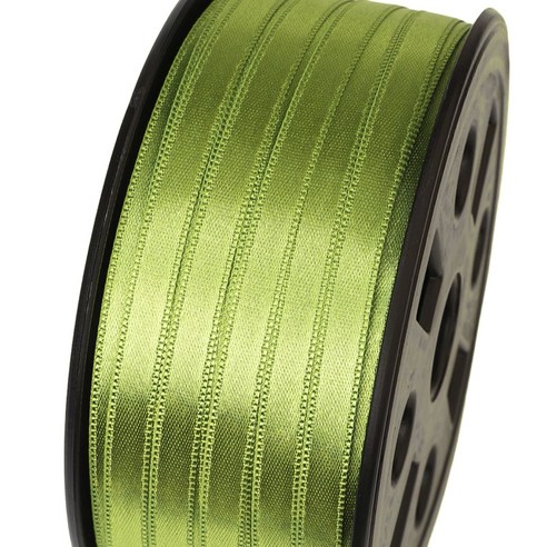 포장넷 공단기본 선물포장 리본끈 6mm, 39 황녹색, 1개, 90m