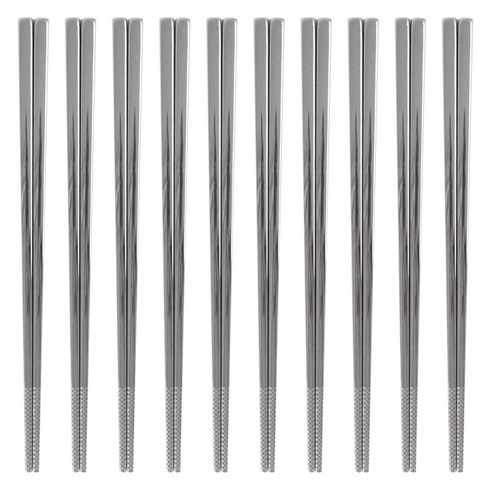 키친유 스텐 304 진공젓가락 23cm, 실버, 단품, 10개