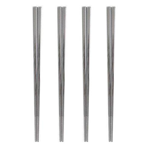 키친유 스텐 304 진공젓가락 23cm, 실버, 단품, 4개