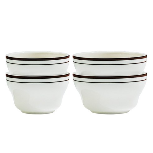 품격 있는 식탁을 완성하는 시라쿠스 뉴욕 킹스인 공기 + 대접 세트