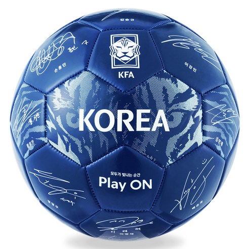 스포츠트라이브 KFA 국가대표팀 사인볼, 1개, KFAS-4N-24(BLUE)