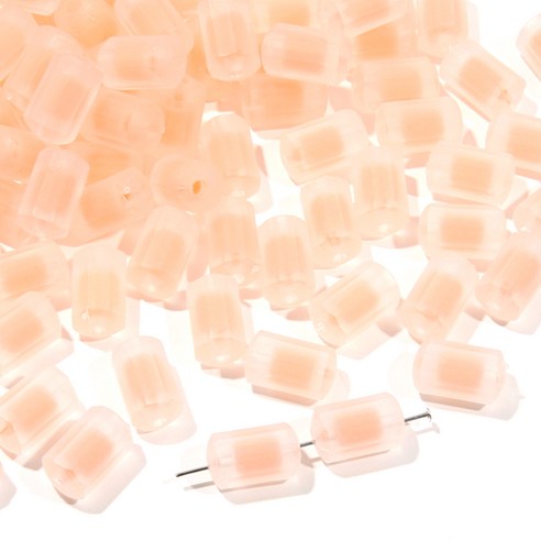 알로데 컬러 고드름 시럽 구슬 DIY 비즈 12 x 7 mm 50p, B06 오렌지, 4개