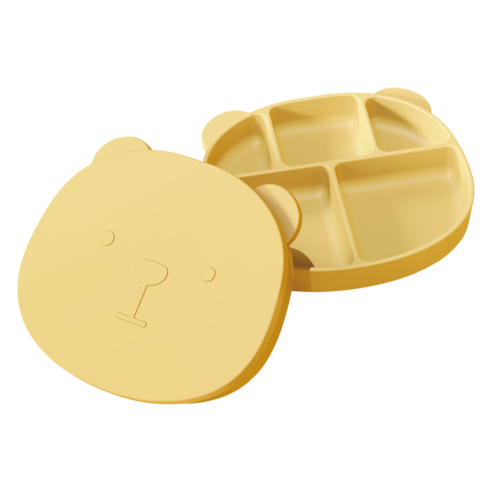 밥상과의 전쟁, 이제 그만! 폴레드 폴쿵 흡착식판으로 평화 되찾기 러빗식판