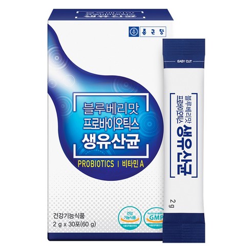 종근당 블루베리맛 프로바이오틱스 생유산균 30포(1개월분), 60g, 2개