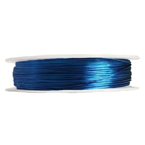 데이소이 컬러풀 공예 철사 0.4mm x 50m, 블루, 1개